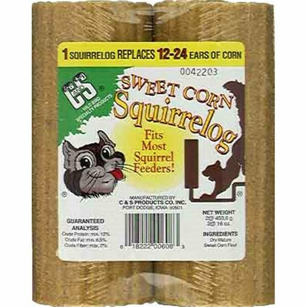 C & S Products Co C&S Products 32 oz. Sweet Corn Squirrel Log C&131597